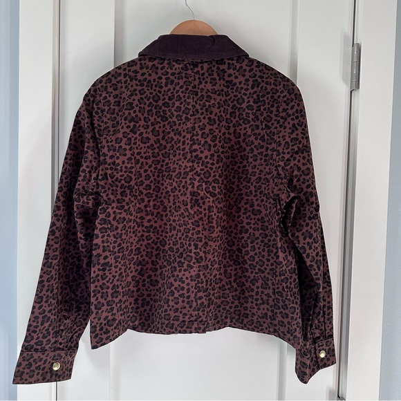 J Crew Factory • NWT • Leopard Print Field Jacket - Picture 11 of 15